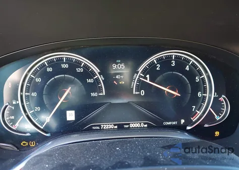 2017 BMW 750I из США, поврежденный, VIN WBA7F0C30HGM22255